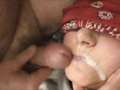 BlindFolded and Cumed on