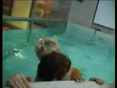 Hot orgy in swimming pool