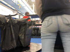 Tight Jeans Hot Ass Wally's Cashier