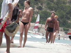 Ibiza topless beach walk