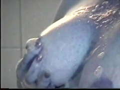 Freckled Redhead MILF Plays With Her Nipples in Bath