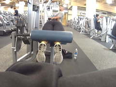 Latina Teen in Spandex Gym