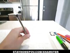 Beautiful Babysitter Kylie Quinn Bounces On Big Dick