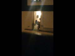 Hot girl fucked in hotel window