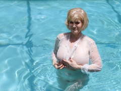 Mature in the pool