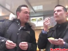 European hooker fingerfucked and pounded