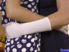 English lingerie milf pussylicked by les babe