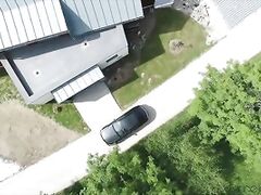 Hot Hun Zazie Skymm Banged on Balcony