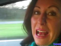 Tall mature brit fingered in juicy vagina