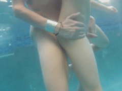 Beautiful Morgan Bailey tops her pool boy