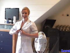 English mature nurses share cock in trio