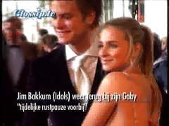 Dutch Gaby Blaaser nipple slip