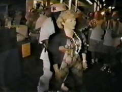 MILF having fun at mardi gras
