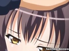 Sexy anime teen fucking hard cock