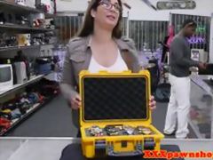 French pawning amateur doggystyled by broker