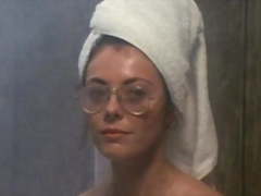 Uschi Digard and friend in sauna