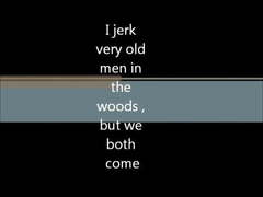 Spy cam jerk older men in woods