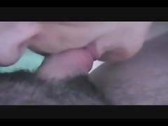 Lesbian giving blowjob to huge clit (FTM)