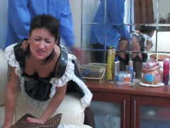 Owner punished the maid for theft