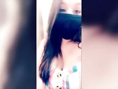 Public Masturbation: Rubbing my Clit & Moaning thru COVID Mask in Walmart’s Men’s Bathroom