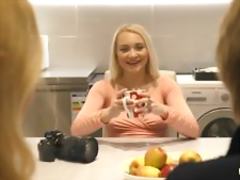 Slut and girlfriend fuck 80 year old grandpa