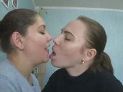 Tongue & Nose Sucking Lesbians