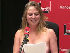 Constance Pittard, topless on the radio