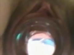 Glass Bottle Pussy Stretch