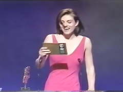 Elizabeth Hurley braless at the 1995 BAFTA awards