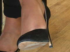 Candid feet and heels at work #20