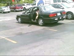 Traditional White Cotton Panties Under Her Dress