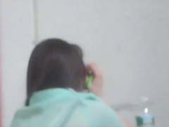 Candid Feet In Socks at Library