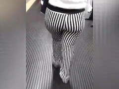 Rabuda de roupa listrada