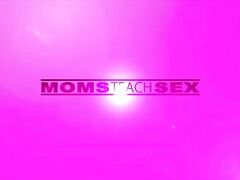 Blonde Stepmom Aiden Ashley Teaches new Sex Moves