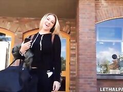 Porn talent with huge knockers tried out by agent