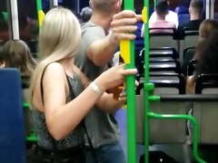 On bus to club these horny bitches (ibiza)