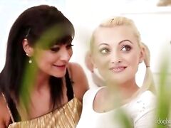 Horny teen fucking with her friend's parents