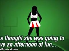 Teen Cheerleader Knocked Up From Accidental Creampie!