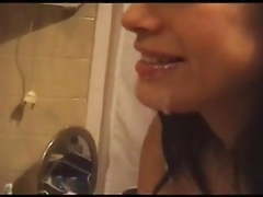 Latina suck a  sweet tiny cock of hausband and make love