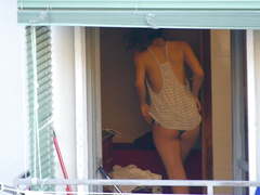 Teen neighbor in her kitchen I